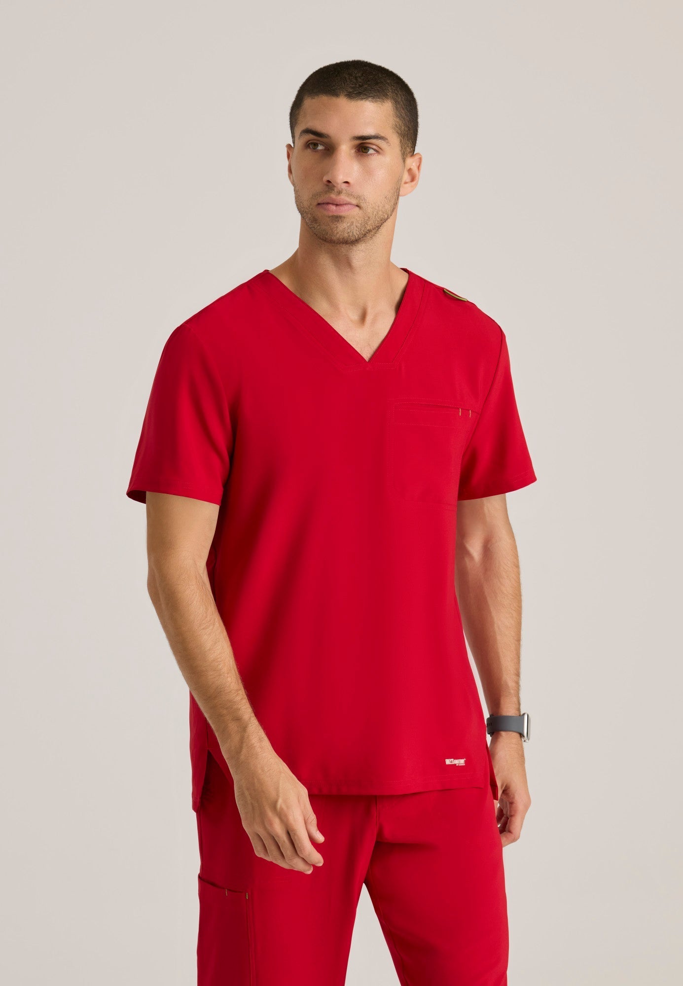 Journey Top - True Red - Jen's Scrubs